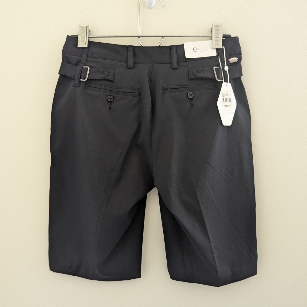 NWT Greg Norman WOMEN'S Golf Bermuda Shorts  Small 0/ S Sleek Performance Black